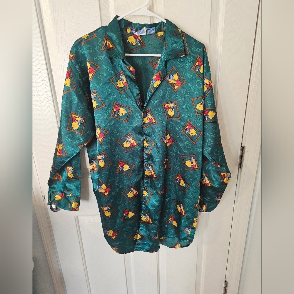 Disney - Winnie The Pooh Sleepwear Bundle Silky Flannel Size M - Picture 2 of 11